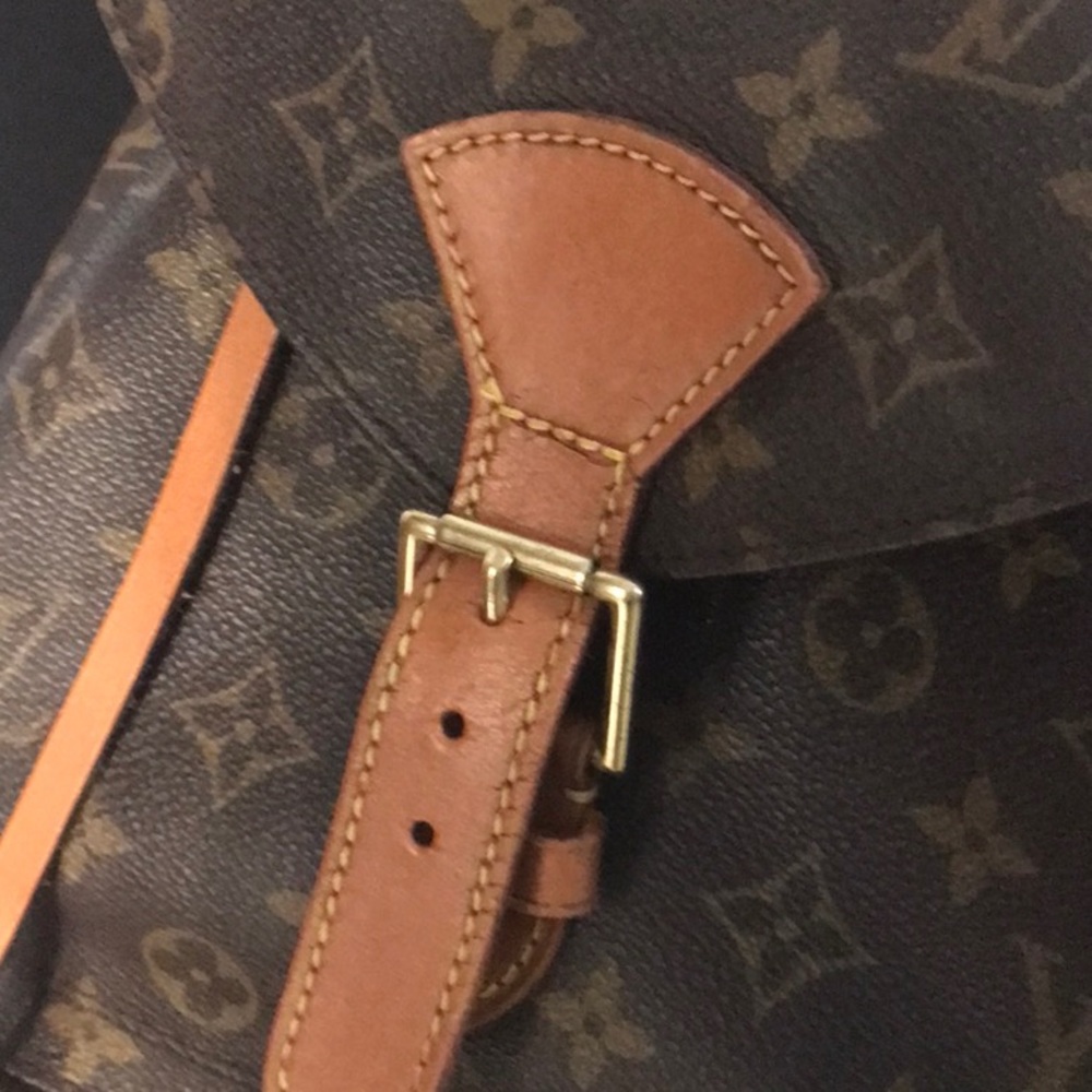 LOUIS VUITTON UNISEX BACK-PAC W/ADJUSTABLE SHOULDER STRAPS & OUTSIDE ZIP STORAGE - Picture 9 of 16